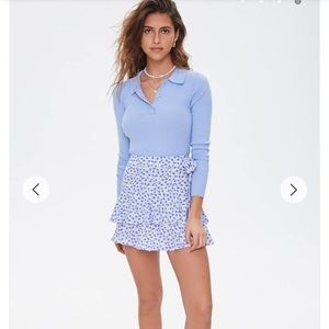 Floral Mini Skirt